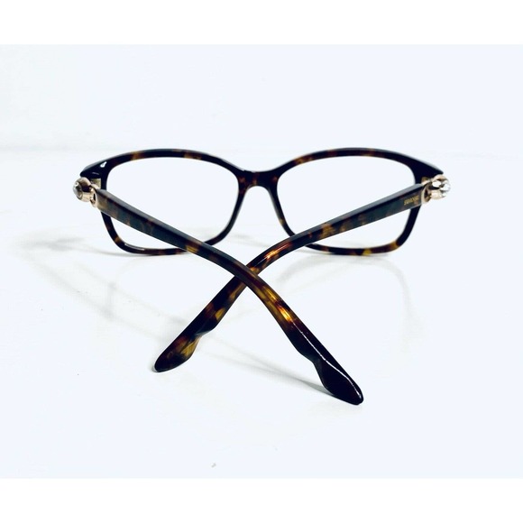 Swarovski Tortoise Rectangular Frame Glasses - Picture 5 of 12